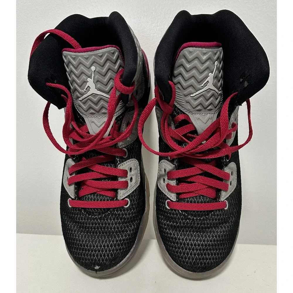 Nike Air Jordan Sneakers 4.5Y Black Pink Spike Forty GG‎ #811121-009 Shoe